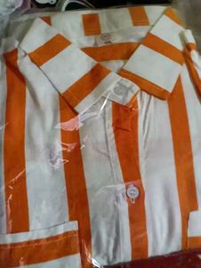Striped Button-Down Shirt
