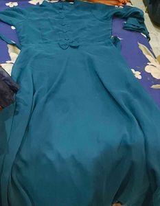 Elegant Teal Dress
