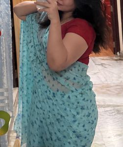 Floral Print Saree