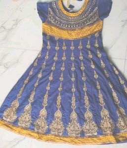 Embroidery Anarkali Set With Dupatta