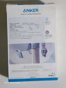 Anker Magnetic Wireless Powerbank 633. Blue color.