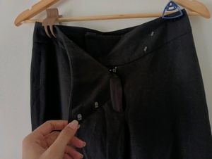 Black High Rise Women&#39;s Trousers