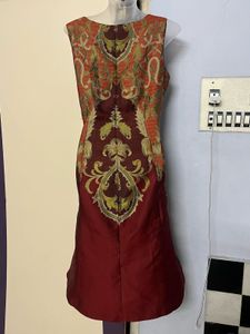 Korean Pinterest Women Maroon Self-designed