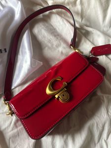 Coach Cherry Red Tabby Shoulder Bag