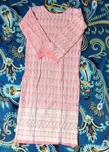 ELEGANT PEACH KURTA