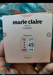 Marie Claire Compact Powder With Spf Caramel 04