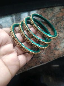 Kundan Bangles Combo