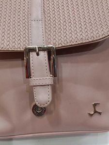 Mochi Women Pink Flap Over Sling (66-7153)