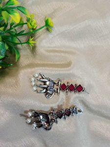 Excellent👌 Elephant ♥️pearls Earring