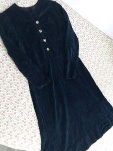 ✨Luxury Velvet Korean Style Dress✨Only At ₹750