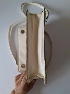 Light Pink Handbag and cream Slingbag