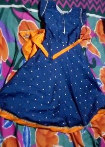 Blue &amp; Orange Kurta