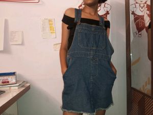 Women Denim Short Jumpsuit