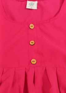 Rose Pink Colour Peplum Top