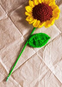 Crochet Sunflower (1pc)✨️🫶🌻