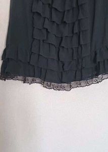 Coquette Black Dress