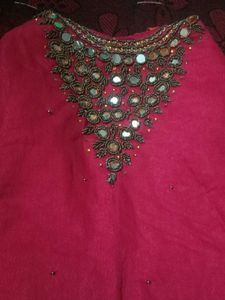 Embroidered Kurta Neck Design