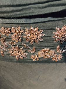 Green Embroidered Skirt &amp; Blouse Set
