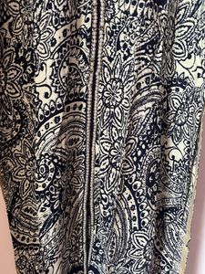 Pearl Detailed Blue And White Kurti