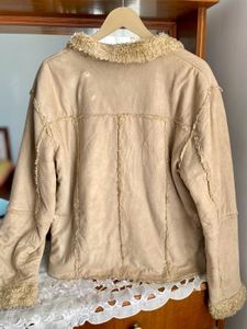 Cozy Faux Suede &amp; Fur Jacket