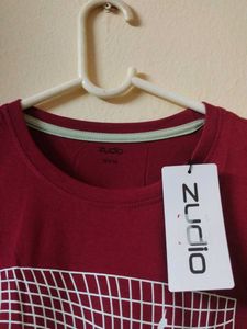 Burgundy Graphic Tee - Nucilo