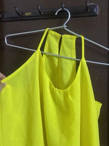 Neon Yellow Tank Top