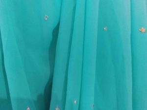 Sea Green Saree