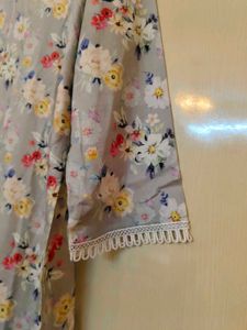 Nice Lacy Floral Kurta
