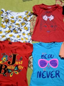Combo Of 10 Beautiful Girls Tops