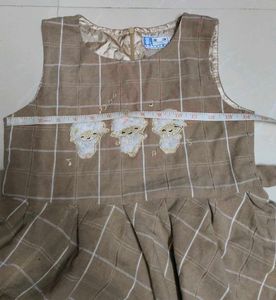 Cute Girl&#39;s Checkered Dress