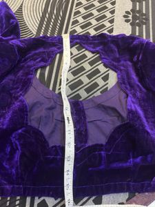 Imported Pure Chiffon Saree With Velvet Blouse