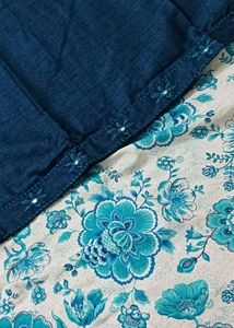 Straight Dark Blue Kurti