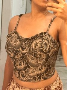 Floral Corset Top