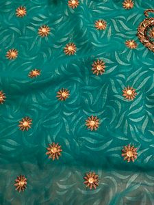 heavy work saree
