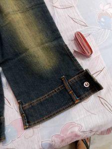 Denim Capri Knee Length