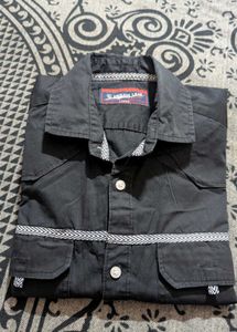 Black Casual Shirt For Men