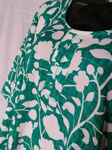 Floral Green Dress