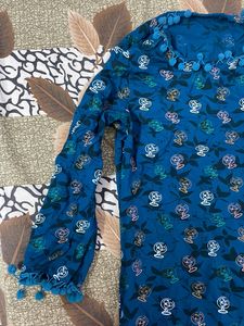 Teal Green Women Kurta