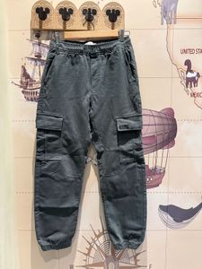 Zara Boys Grey Cargo Pants