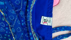Blue Ethnic Girls Set