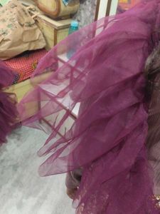 Purple Dupatta