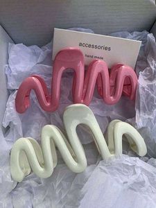 Beautiful Korean 2 Pieces Zigzag Claw Clips