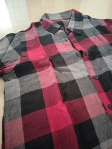 Red &amp; Black Plaid Shirt