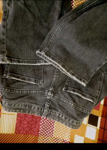 Distressed Wide Leg Jeans