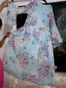 Floral Print Gown