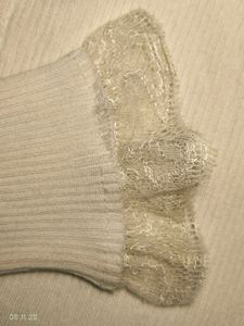 🌷 Lace Trim Knit Shrug💮🌸