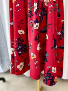 Korean Summer Red Dress