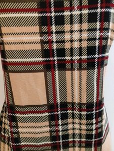Shein Plaid Bodycon Dress
