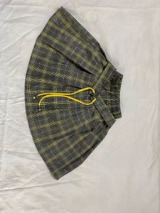 Plaid Mini Skirt