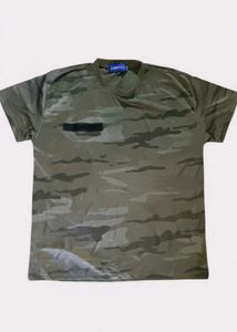 Camouflage Print T-Shirt